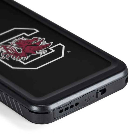 University of South Carolina Gamecocks Logo Black Galaxy S24 Waterproof Case